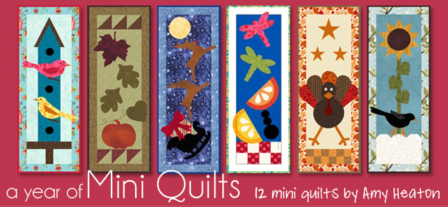 A Year of Mini Quilts by Amy Heaton