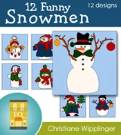 12 Funny Snowmen