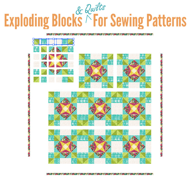 Exploding Blocks and Quilts