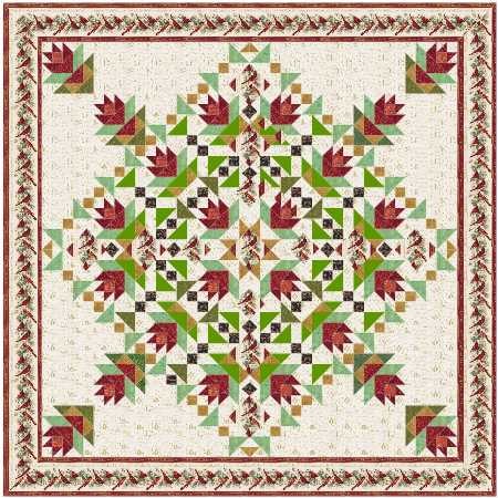 EQ8 Block Spotlight: Amaryllis Bulb | The Electric Quilt Blog